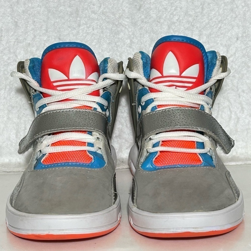 Adidas Womens Grey Roadhouse High Top Basketball Athletic Sneakers Shoes SZ US 6 - Picture 3 of 11